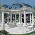 Hot sale garden decorative custom marble stone gazebo